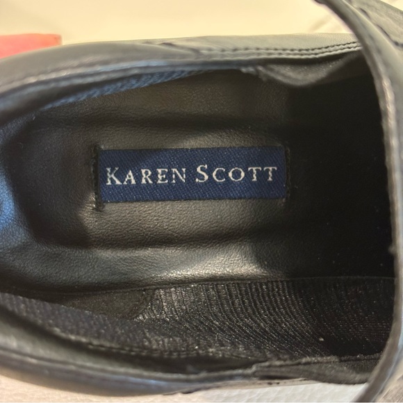 Karen Scott Women’s Simpson Leather Booties Size 8.5 - Picture 12 of 13